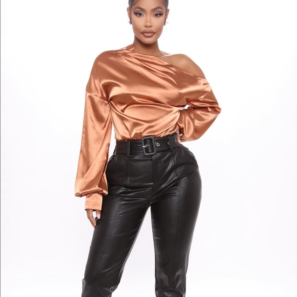 Faux Leather Pants